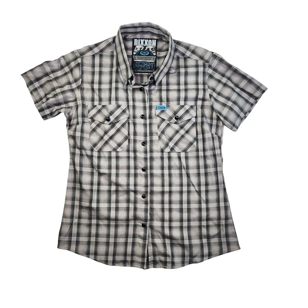 Womens's Dixon Short Sleeve Snap Up Shirt Size Medium